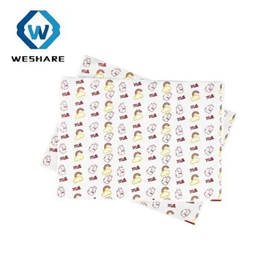 주문을 받아서 만들어진 색깔 굽기 종이 실리콘